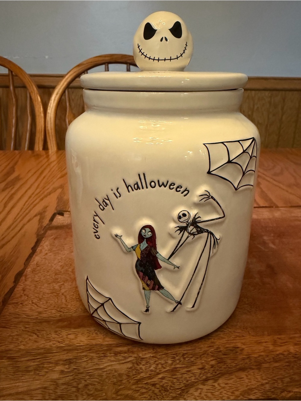Rae Dunn x Disney Nightmare Before Christmas Canister “Every Day Is Halloween”